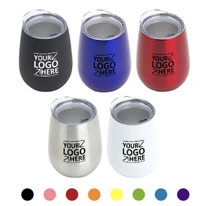 12 oz Vacuum Insulated Stainless Steel Wine Goblet