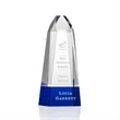 Radiant Obelisk Award - Blue | https://www.bestnamebadges.com