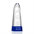 Radiant Obelisk Award - Blue | https://www.bestnamebadges.com