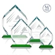 Royal Diamond Award - Green | https://www.bestnamebadges.com