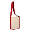 Canvas Sling Bag with Color Handles | https://www.bestnamebadges.com