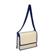 Canvas Messenger Bag With Flap | https://www.bestnamebadges.com