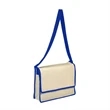 Canvas Messenger Bag With Flap | https://www.bestnamebadges.com
