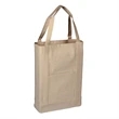 Two Tone Canvas Deluxe Tote Bag | https://www.bestnamebadges.com