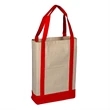 Two Tone Canvas Deluxe Tote Bag | https://www.bestnamebadges.com