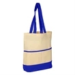 Color Accent Tote Bag | https://www.bestnamebadges.com