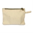 Canvas Card Pouch with Color Zipper | https://www.bestnamebadges.com