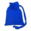 Sheeting Coin Drawstring Bag | https://www.bestnamebadges.com