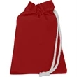Sheeting Passport Drawstring Bag | https://www.bestnamebadges.com