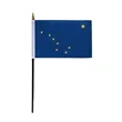 4"x6" & 12"x18'' Alaska ePoly Printed Stick Flags | https://www.bestnamebadges.com