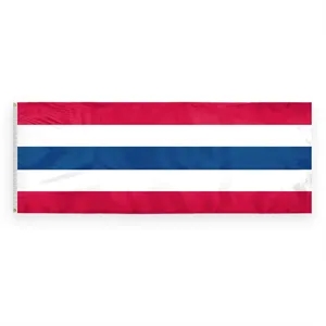 Printed USA Patriotic Flat - 3' x 8' Polyester | https://www.bestnamebadges.com