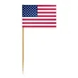 USA Toothpick Flag with a 4" Toothpick | https://www.bestnamebadges.com