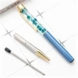 Dynamic Floating Liquid Flower Ballpoint Pen | https://www.bestnamebadges.com