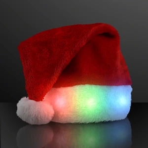 LED Santa Deluxe Light Up Christmas Hat