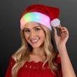 LED Santa Deluxe Light Up Christmas Hat | https://www.bestnamebadges.com