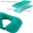 Automatic Air Inflatable Travel Neck Pillow | https://www.bestnamebadges.com