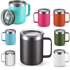 Vacuum Insulated Coffee Mug with Handle