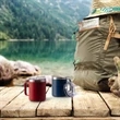 Vacuum Insulated Coffee Mug with Handle | https://www.bestnamebadges.com