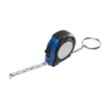Rubber Tape Measure Key Tag With Laminated Label | https://www.bestnamebadges.com