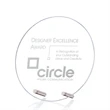 Windsor Circle Award - Chrome | https://www.bestnamebadges.com
