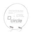 Windsor Circle Award - Chrome | https://www.bestnamebadges.com