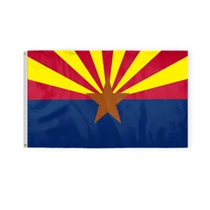 3'x5' Arizona ePoly Printed Flags | https://www.bestnamebadges.com