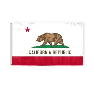 3'x5' California ePoly Printed Flags | https://www.bestnamebadges.com