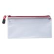 Clear Zippered Pencil Pouch | https://www.bestnamebadges.com