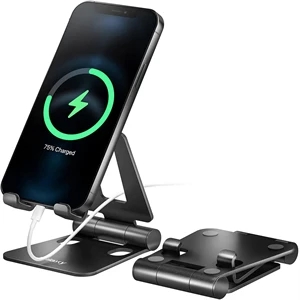 Cell Phone Stand Fully Foldable Adjustable Holder