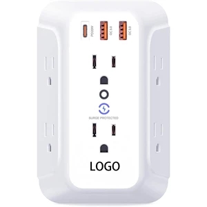 USB Wall Outlet Extender Surge Protector