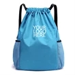 Drawstring Sport Gym Backpack | https://www.bestnamebadges.com