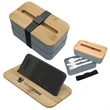 Stackable Bento Box With Phone Stand | https://www.bestnamebadges.com