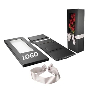 Folded Flower Ribbon Gift Box