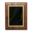 Gemstone Walnut Plaque - Walnut/Verdi | https://www.bestnamebadges.com