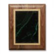 Gemstone Walnut Plaque - Walnut/Verdi | https://www.bestnamebadges.com
