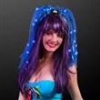 Light Up Hair Noodle Headband | https://www.bestnamebadges.com
