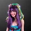 Light Up Hair Noodle Headband | https://www.bestnamebadges.com