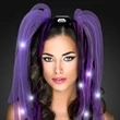 Light Up Hair Noodle Headband | https://www.bestnamebadges.com