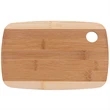 The Camden 9-Inch Two-Tone Bamboo Cutting Board | https://www.bestnamebadges.com
