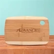 The Camden 9-Inch Two-Tone Bamboo Cutting Board | https://www.bestnamebadges.com
