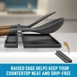 Silicone Utensil Rest with Drip Pad | https://www.bestnamebadges.com