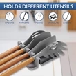 Silicone Utensil Rest with Drip Pad | https://www.bestnamebadges.com
