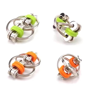 Bike Chain Key Ring Fidget Cube