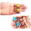 Bike Chain Key Ring Fidget Cube | https://www.bestnamebadges.com
