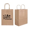 Kraft-Brown Shopper Bag | https://www.bestnamebadges.com