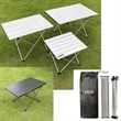 Portable Folding Aluminum Camping Table | https://www.bestnamebadges.com