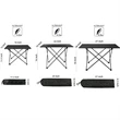 Portable Folding Aluminum Camping Table | https://www.bestnamebadges.com