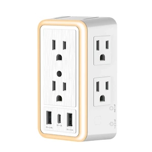 Socket USB Charger Multi Plug Wall Outlet Extender