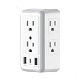 Socket USB Charger Multi Plug Wall Outlet Extender | https://www.bestnamebadges.com