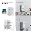 Socket USB Charger Multi Plug Wall Outlet Extender | https://www.bestnamebadges.com